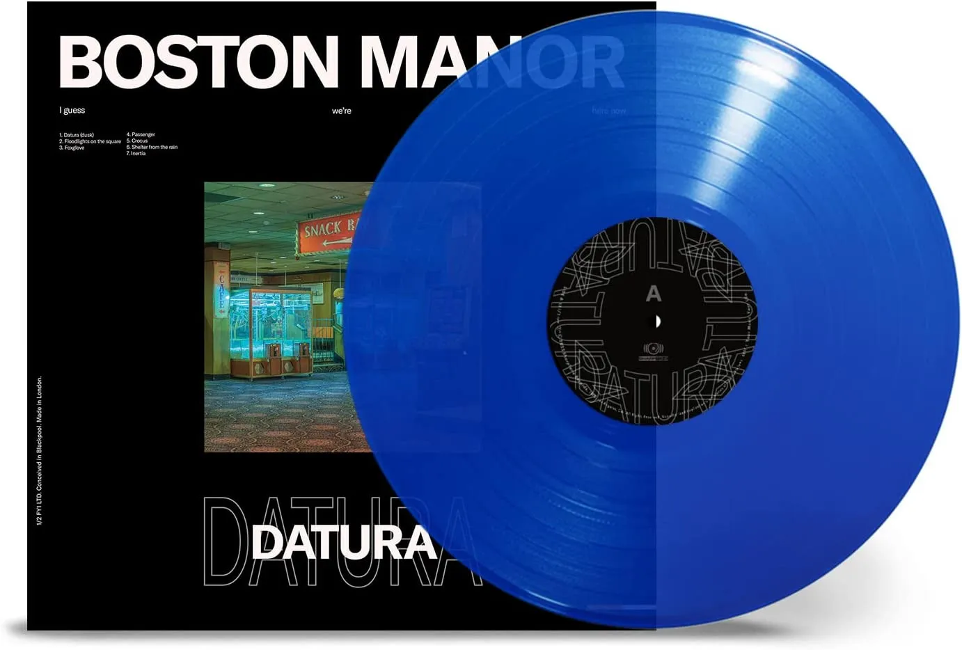 Boston Manor - Datura (Transparent Blue in sleeve) [VINYL]
