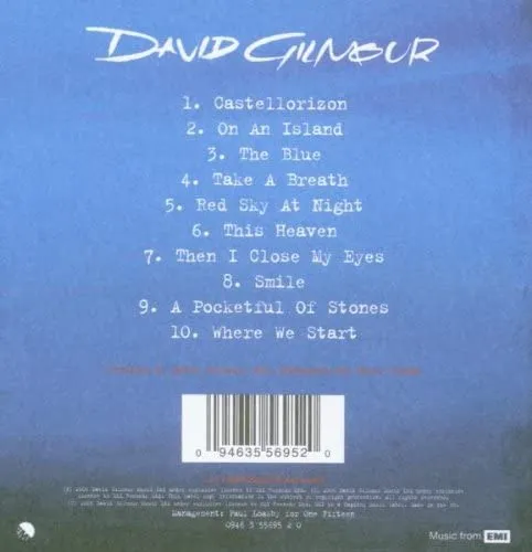 David Gilmour - On An Island [Audio CD]