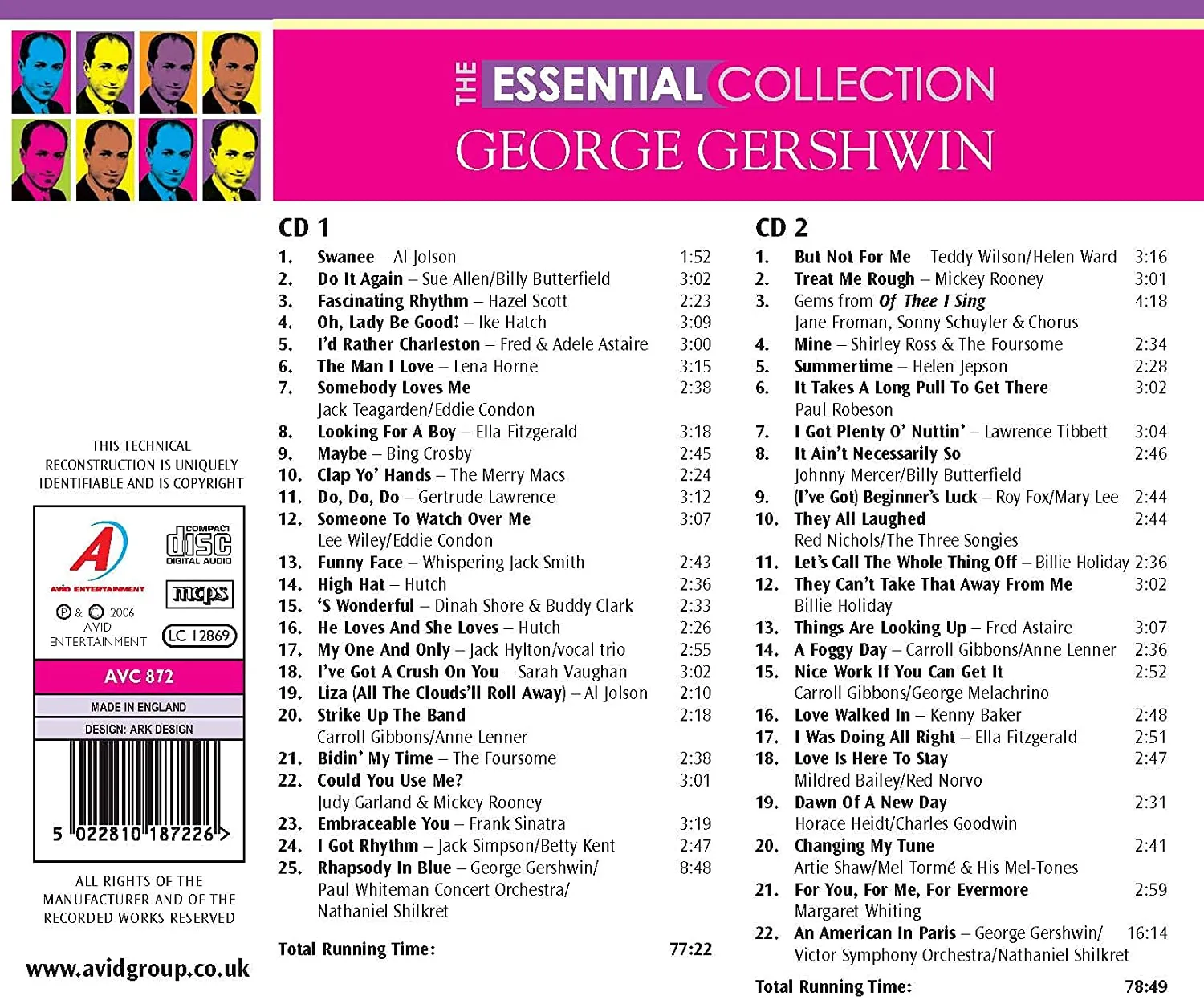 George Gershwin - The Essential Collection - [Audio CD]