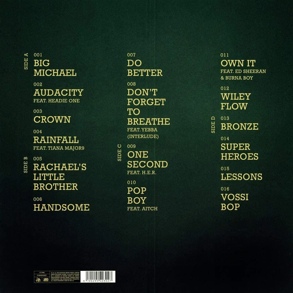 Heavy Is The Head - Stormzy  [Vinyl]