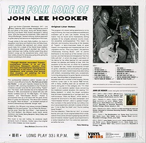 John Lee Hooker - The Folk Lore of John Lee Hooker   2 Bonus Tracks [VINYL]