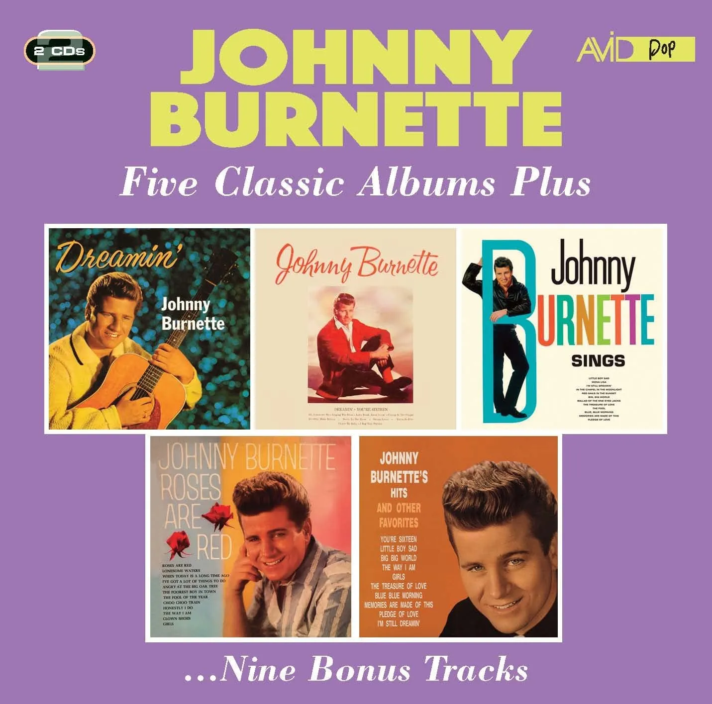 Johnny Burnette - Five Classic Albums Plus [Audio CD]