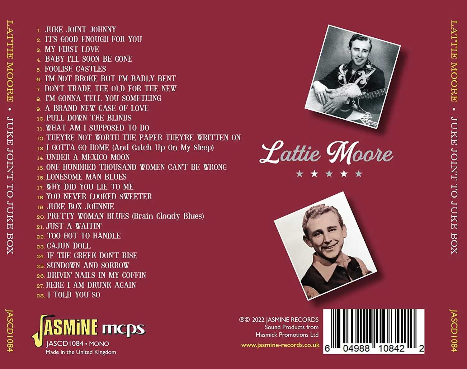 Lattie Moore - Juke Joint To Juke Box The Anthology 1952-1962 [Audio CD]