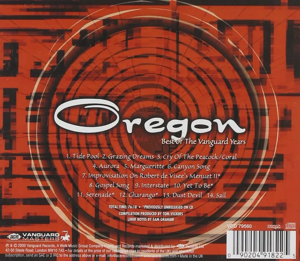 Oregon - The Best of the Vanguard Years [Audio CD]