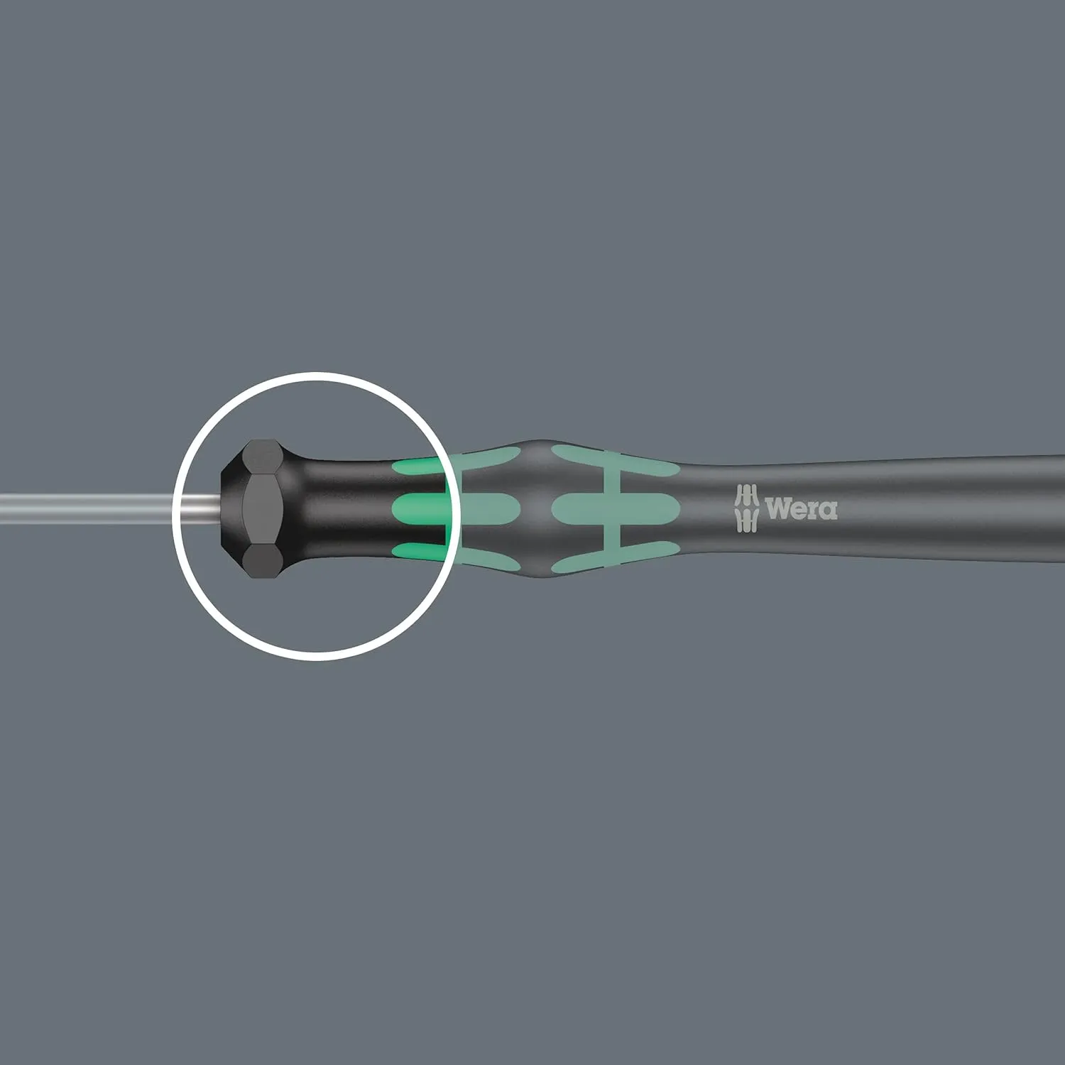 Wera Kraftform 2050 Micro Screwdriver - Phillips Tip PH1 x 80mm (05118024001)